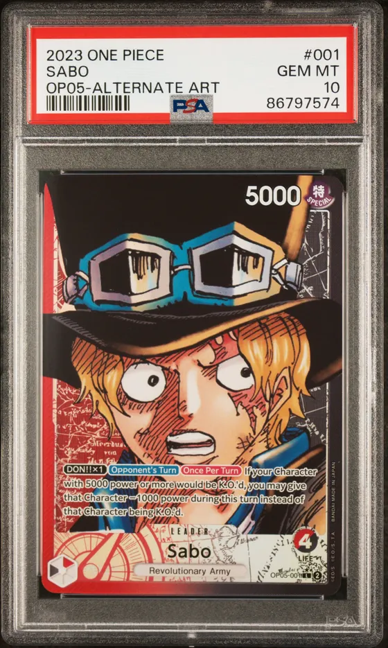 2023 One Piece Op05-Awakening of the New Era #001 Sabo Alternate Art