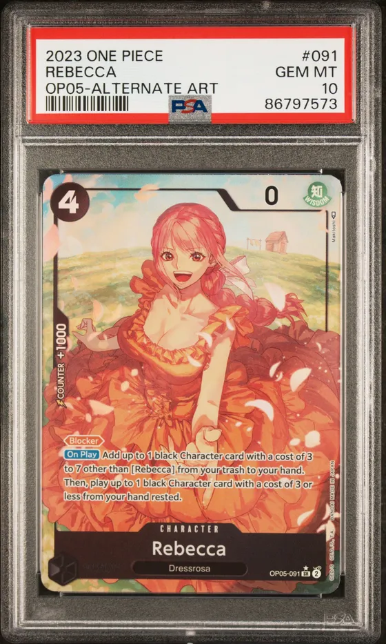 2023 One Piece Op05-Awakening of the New Era #091 Rebecca Alternate Art