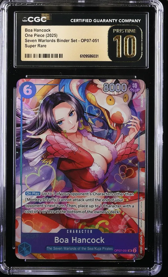 2025 One Piece Seven Warlords Binder Set #OP07-051 Boa Hancock (Borderless)