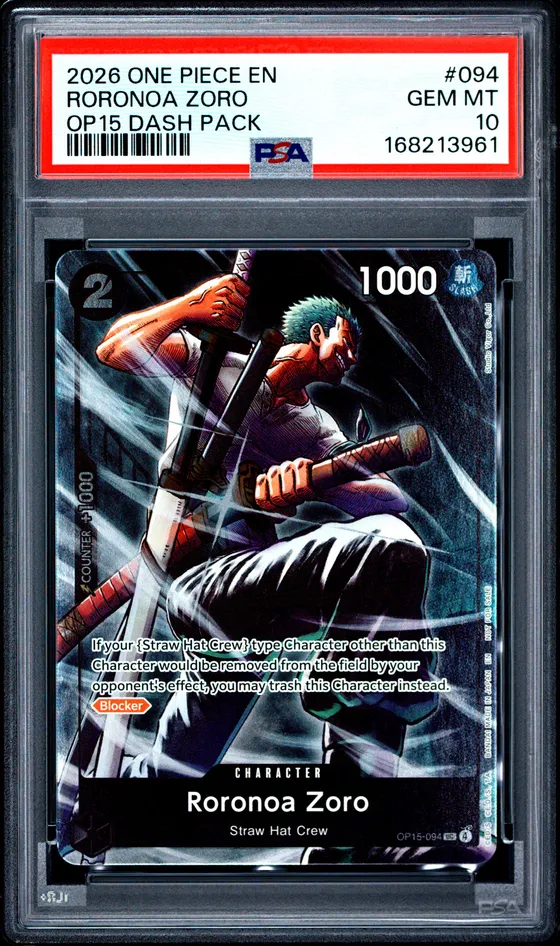 2026 One Piece Adventure on Kami's Island Dash Pack #094 Roronoa Zoro