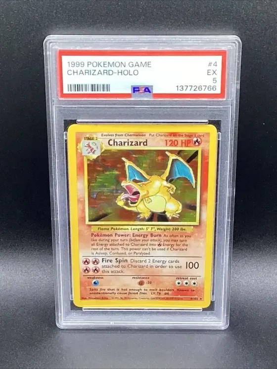 1999 Pokemon Game #4 Charizard-Holo
