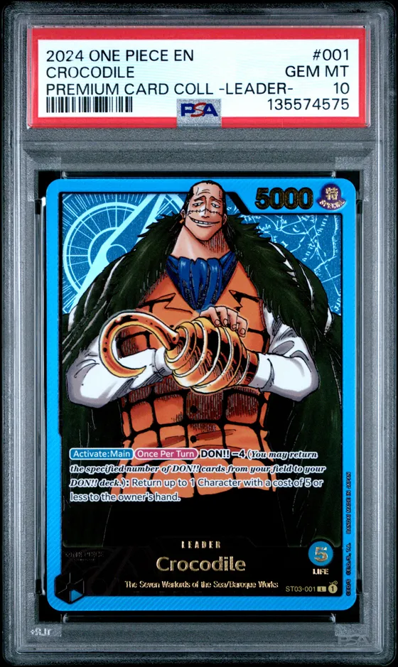2024 One Piece Premium Card Collection -Leader Collection- #001 Crocodile