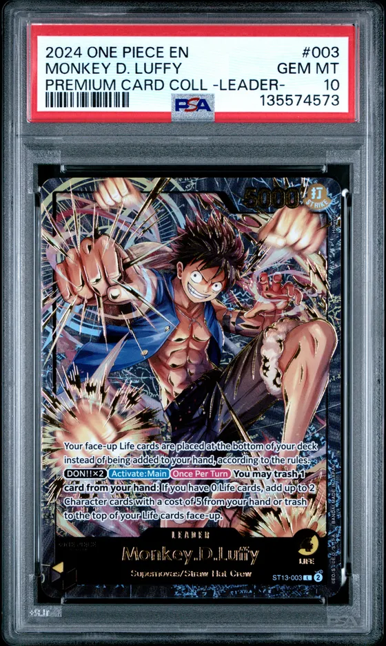 2024 One Piece Premium Card Collection -Leader Collection- #003 Monkey D. Luffy