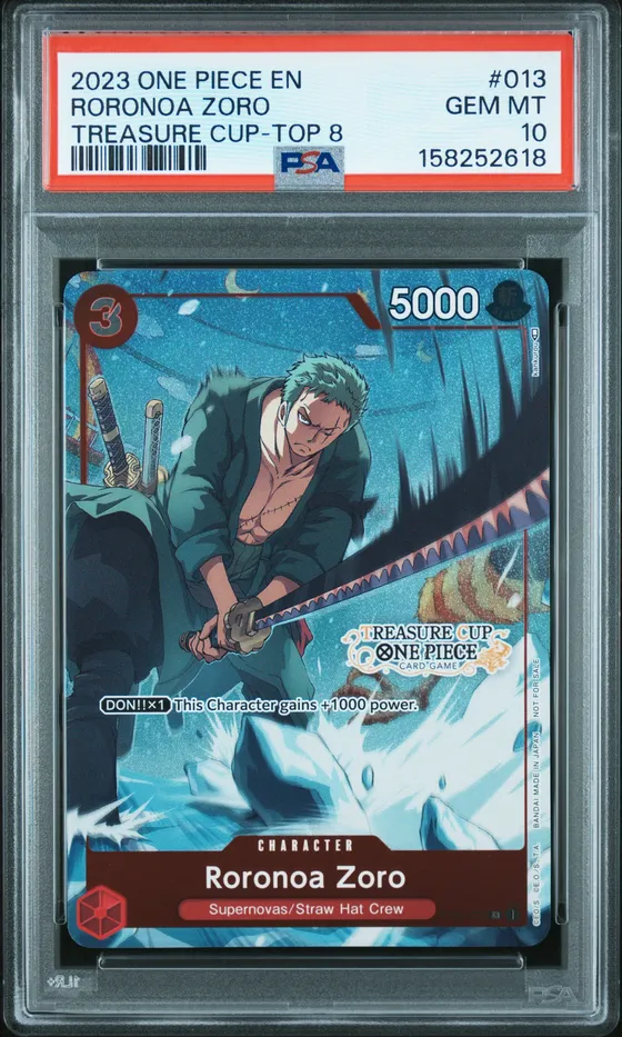2023 One Piece Promos #013 Roronoa Zoro Treasure Cup 2023-Top 8